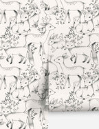 Woodland Wallpaper by Rylee + Cru