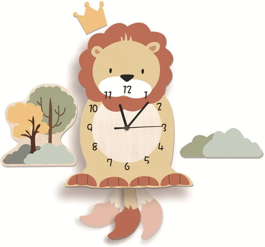 Brilvo - Animal Wall Clock for Children