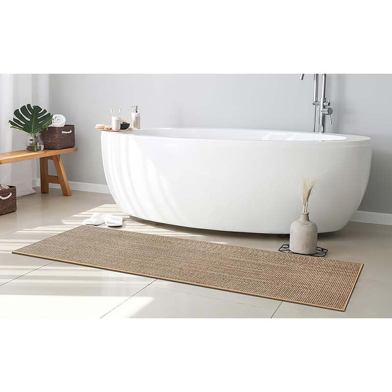 Kitchen Floor Mat, Non-Slip Backing, Washable Woven Design, Multiple Sizes