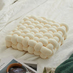 Knot Cushion Velvety Fabric PP Cotton Filling Decorative