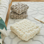 Knot Cushion Velvety Fabric PP Cotton Filling Decorative