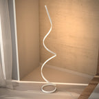 Wynd LED Floor Lamp | Twisted Minimalist Design, Dimming Function