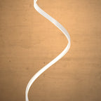 Wynd LED Floor Lamp | Twisted Minimalist Design, Dimming Function