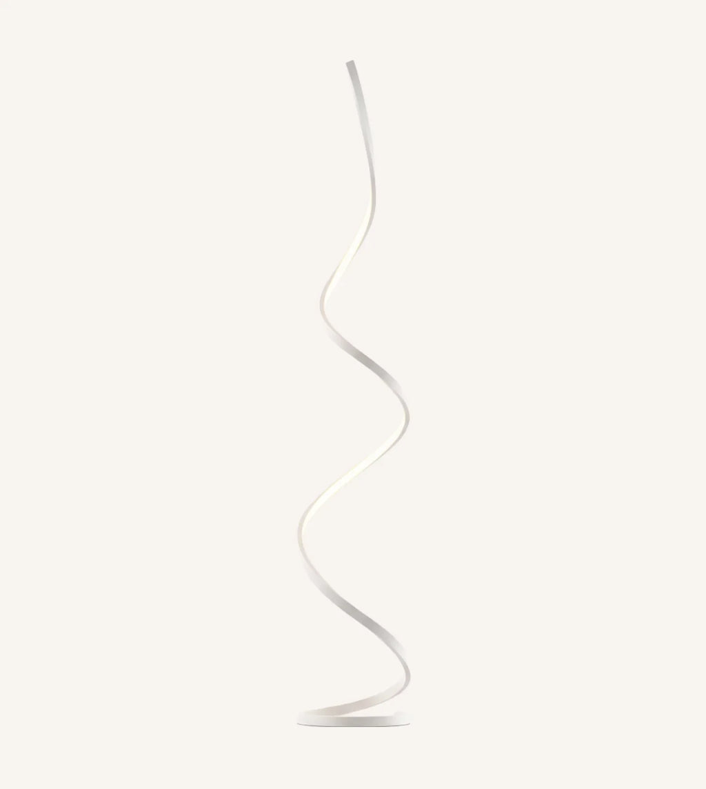 Wynd LED Floor Lamp | Twisted Minimalist Design, Dimming Function