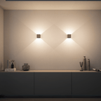 Xeno LED Wall Light | Adjustable Flaps, Warm White Light