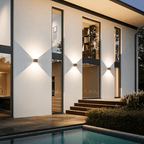 Xeno LED Wall Light | Adjustable Flaps, Warm White Light
