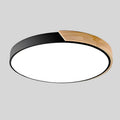 Noro LED Plafondlamp | Modern Scandinavisch Design, Houten Accent