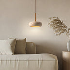 Yellow Travertine Pendant Light - Elegant Kitchen Pendant Lighting Design