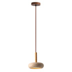 Yellow Travertine Pendant Light - Elegant Kitchen Pendant Lighting Design