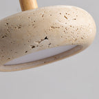 Yellow Travertine Pendant Light - Elegant Kitchen Pendant Lighting Design