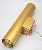 Minimalist Aluminum Cylindrical Wall Sconce with Two Lights