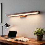 European Minimalist Circular LED Wall Sconce Mirror Light in Aluminum
