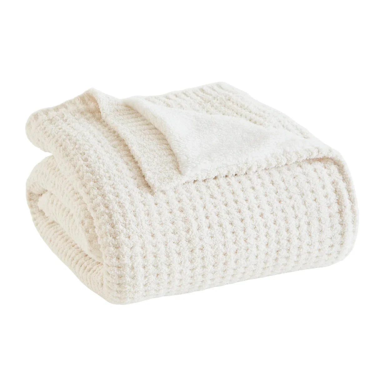 Zafiro CloudWaffle chenille plaid