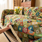 Zahara: Sofa Cover with Colorful Kilim Design & Non-Slip Grip – for Sofa & Lounge