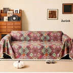 Zahara: Sofa Cover with Colorful Kilim Design & Non-Slip Grip – for Sofa & Lounge
