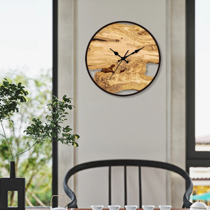 ZeitGlanz: Transparent Wall Clock – Modern Design Clock