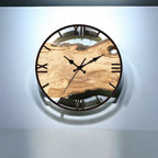 ZeitGlanz: Transparent Wall Clock – Modern Design Clock