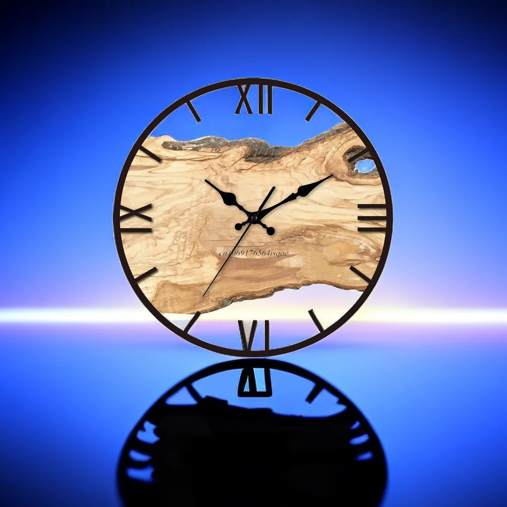 ZeitGlanz: Transparent Wall Clock – Modern Design Clock