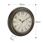 ZeitHolz: Vintage Wall Clock Made of Wood – Nostalgic Design for Stylish Living Spaces