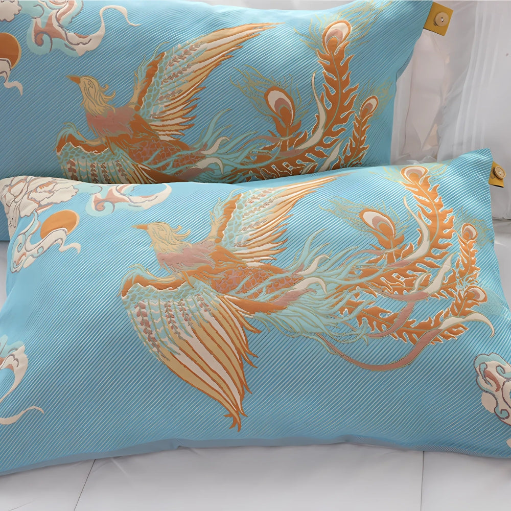 TimelessCharm: Cushion Cover with Ornamental Print – Decorative & Comfortable for Home Accents (2 Pieces)