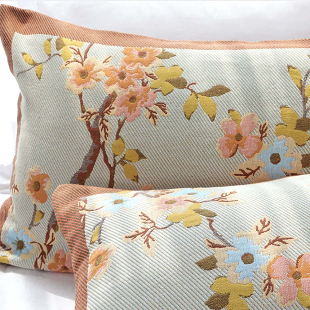 TimelessCharm: Cushion Cover with Ornamental Print – Decorative & Comfortable for Home Accents (2 Pieces)
