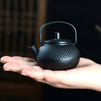ZenGuss: Japanese Cast Iron Teapot with Removable Stainless Steel Strainer & Enamel Coating – for Tea & Herbs
