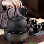 ZenGuss: Japanese Cast Iron Teapot with Removable Stainless Steel Strainer & Enamel Coating – for Tea & Herbs