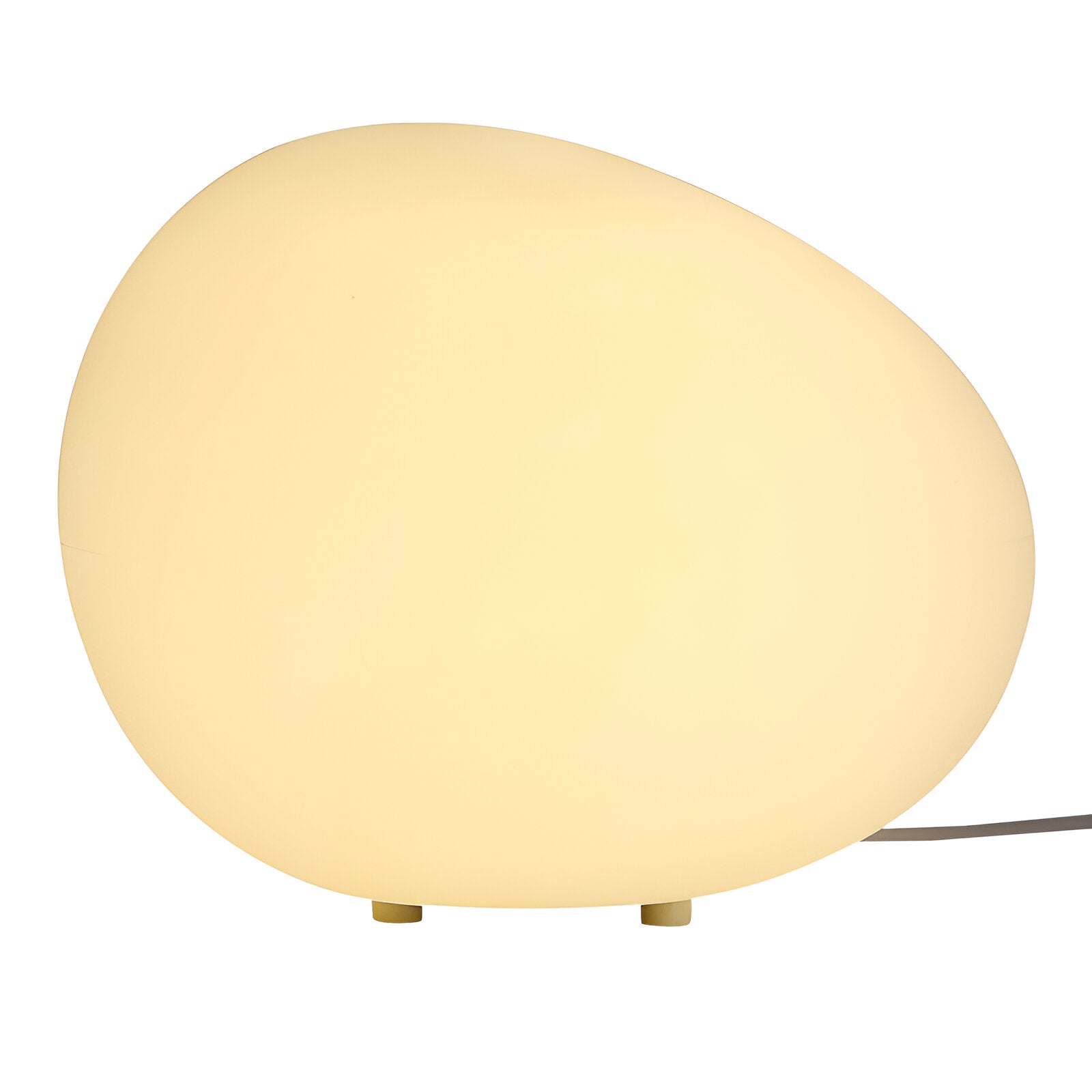 ZenKiesel: Nature-Inspired LED Table Lamp in Stone Shape with Warm Light – for Bedrooms & Reading Corners