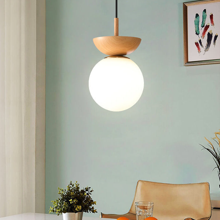 Zenora: Japanese Ceiling Light Made of Wood – LED Light for Living Room & Bedroom
