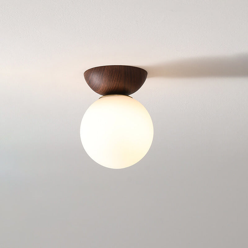 Zenora: Japanese Ceiling Light Made of Wood – LED Light for Living Room & Bedroom