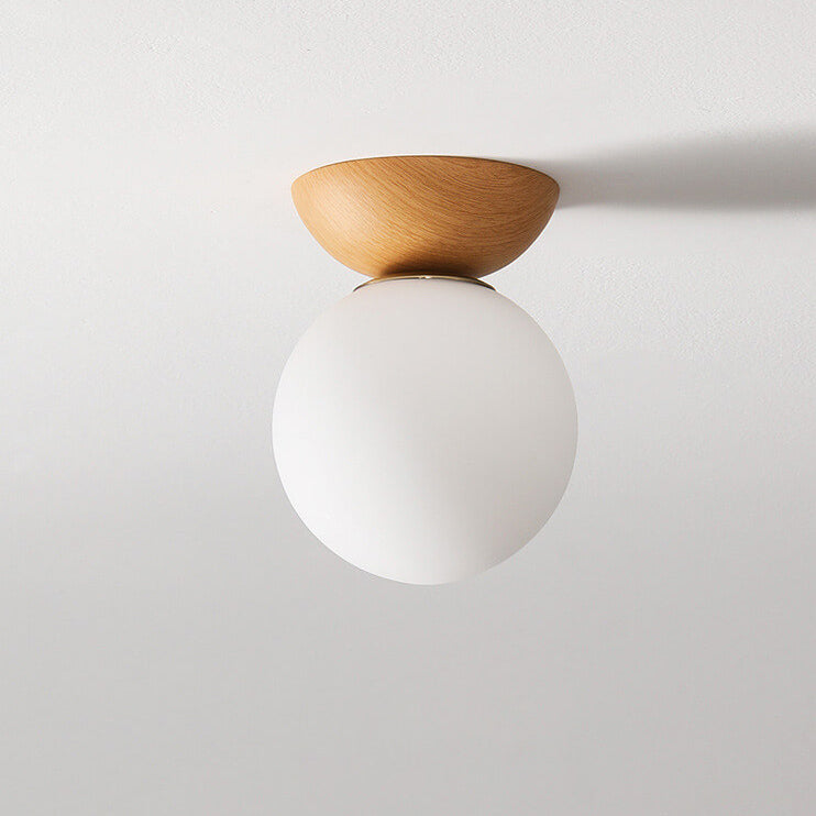 Zenora: Japanese Ceiling Light Made of Wood – LED Light for Living Room & Bedroom