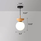 Zenora: Japanese Ceiling Light Made of Wood – LED Light for Living Room & Bedroom