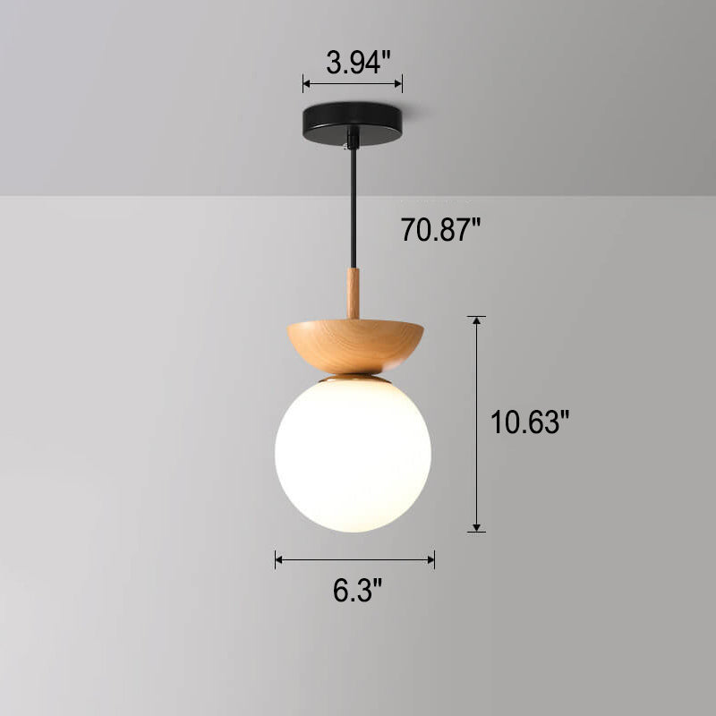 Zenora: Japanese Ceiling Light Made of Wood – LED Light for Living Room & Bedroom