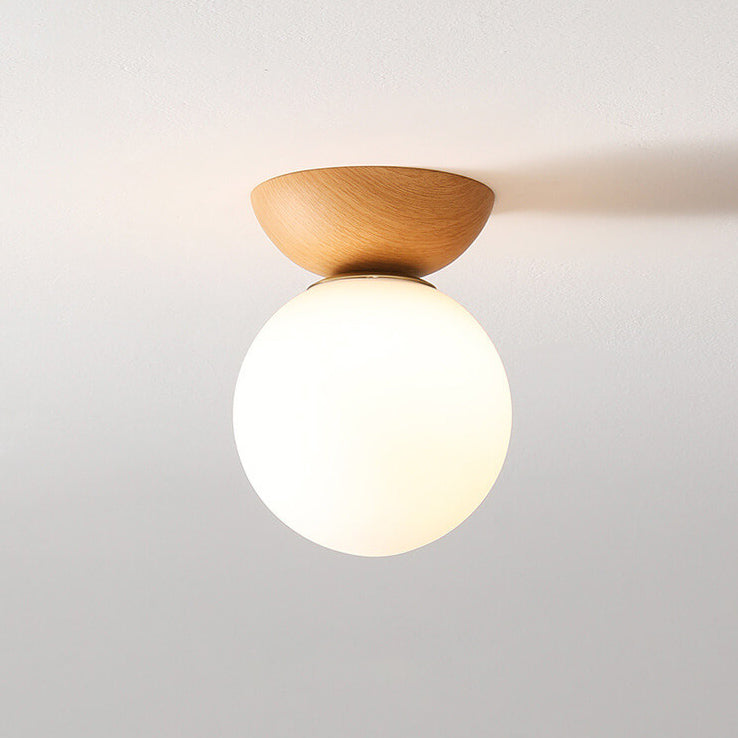 Zenora: Japanese Ceiling Light Made of Wood – LED Light for Living Room & Bedroom