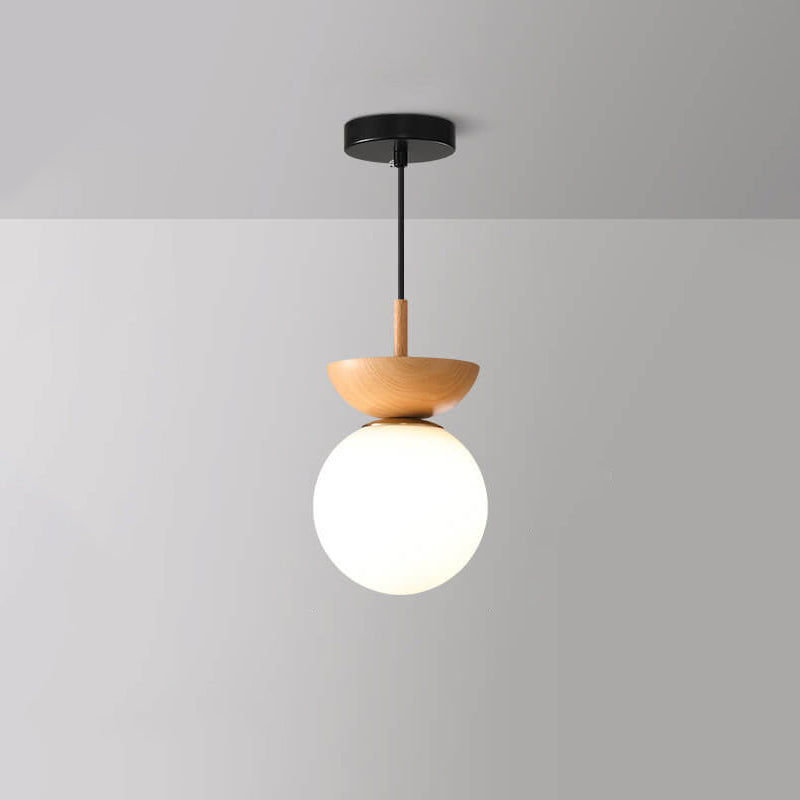 Zenora: Japanese Ceiling Light Made of Wood – LED Light for Living Room & Bedroom