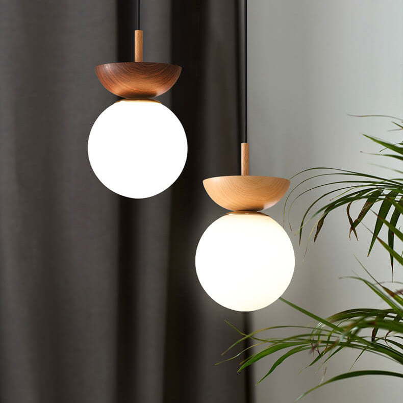 Zenora: Japanese Ceiling Light Made of Wood – LED Light for Living Room & Bedroom