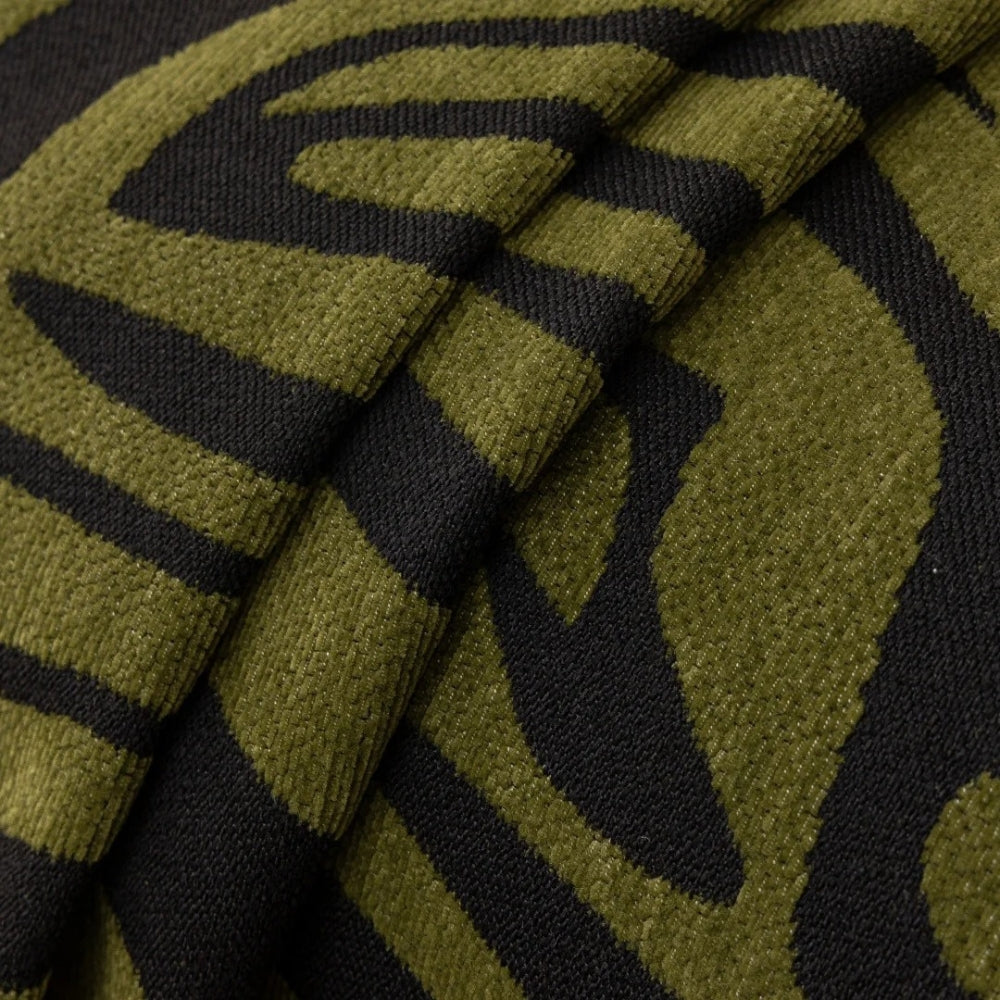 Zentara: Chenille Sofa Cover with Zebra Pattern & Jacquard Structure – for Living Room & Couch