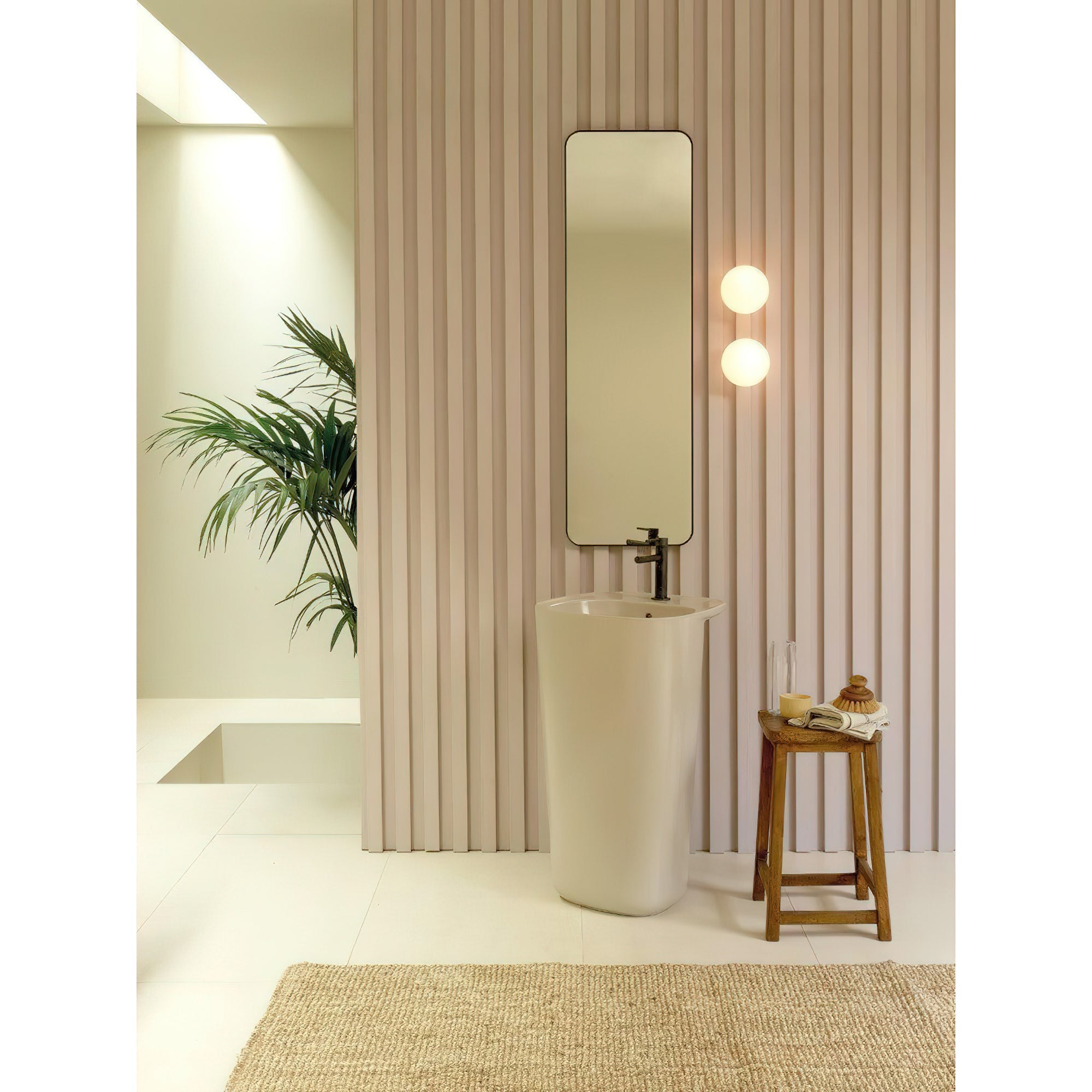 Jewel-Style White Glass Wall Sconce on Colored Base