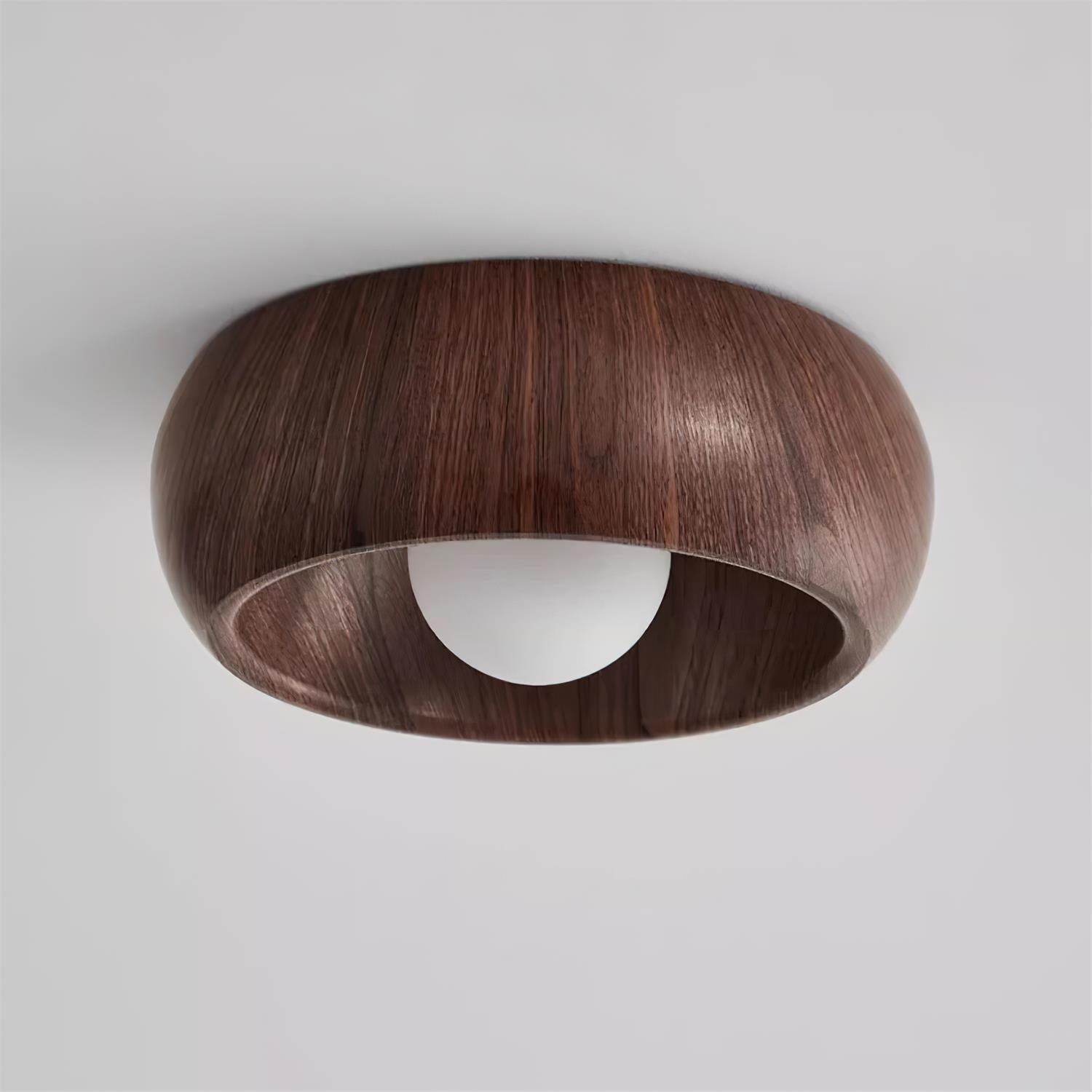 Bela Ceiling Lamp | Minimalist Wooden Design, Soft LED Lighting