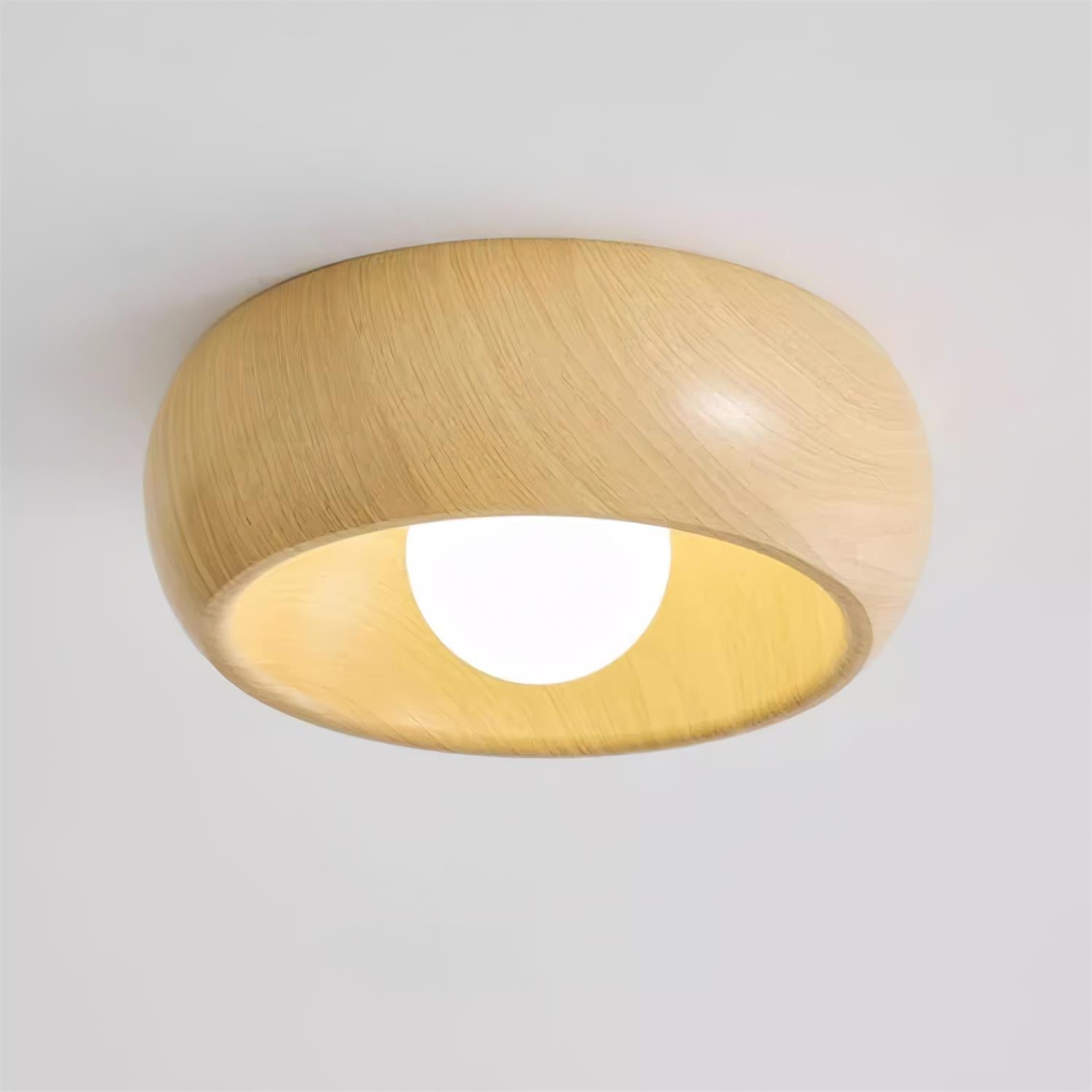 Bela Ceiling Lamp | Minimalist Wooden Design, Soft LED Lighting