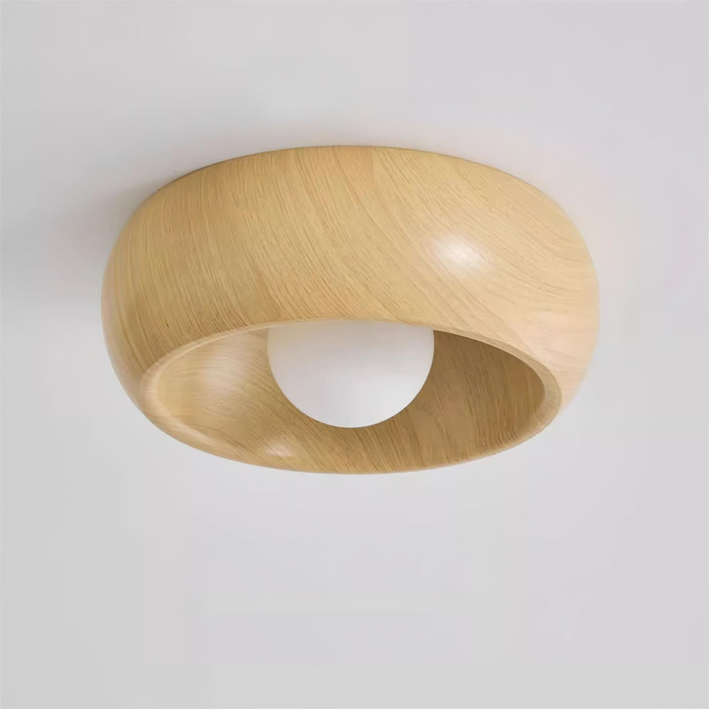 Bela Ceiling Lamp | Minimalist Wooden Design, Soft LED Lighting