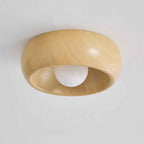 Bela LED Plafondlamp | Minimalistisch Houtlook Design, Warm Licht