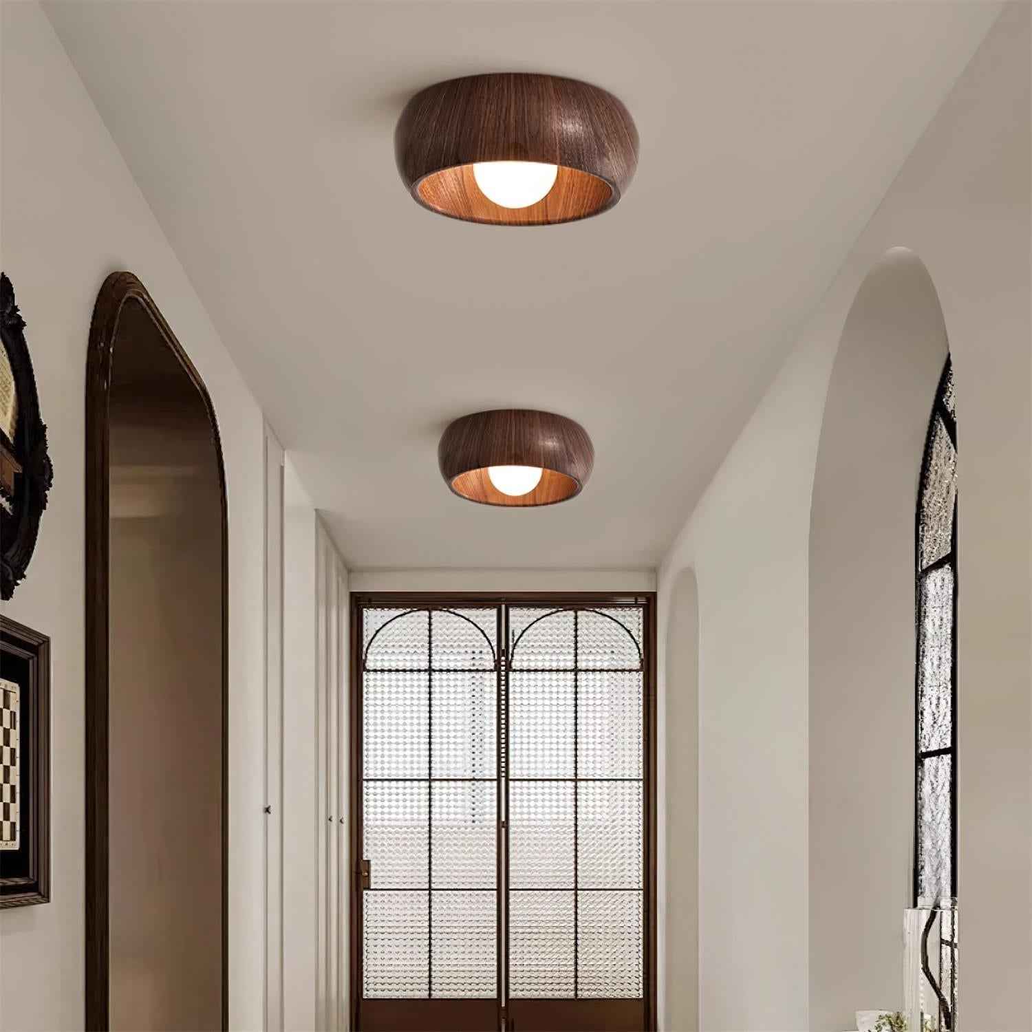 Bela Ceiling Lamp | Minimalist Wooden Design, Soft LED Lighting
