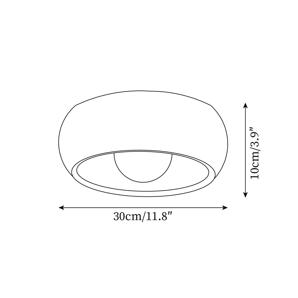 Bela LED Plafondlamp | Minimalistisch Houtlook Design, Warm Licht