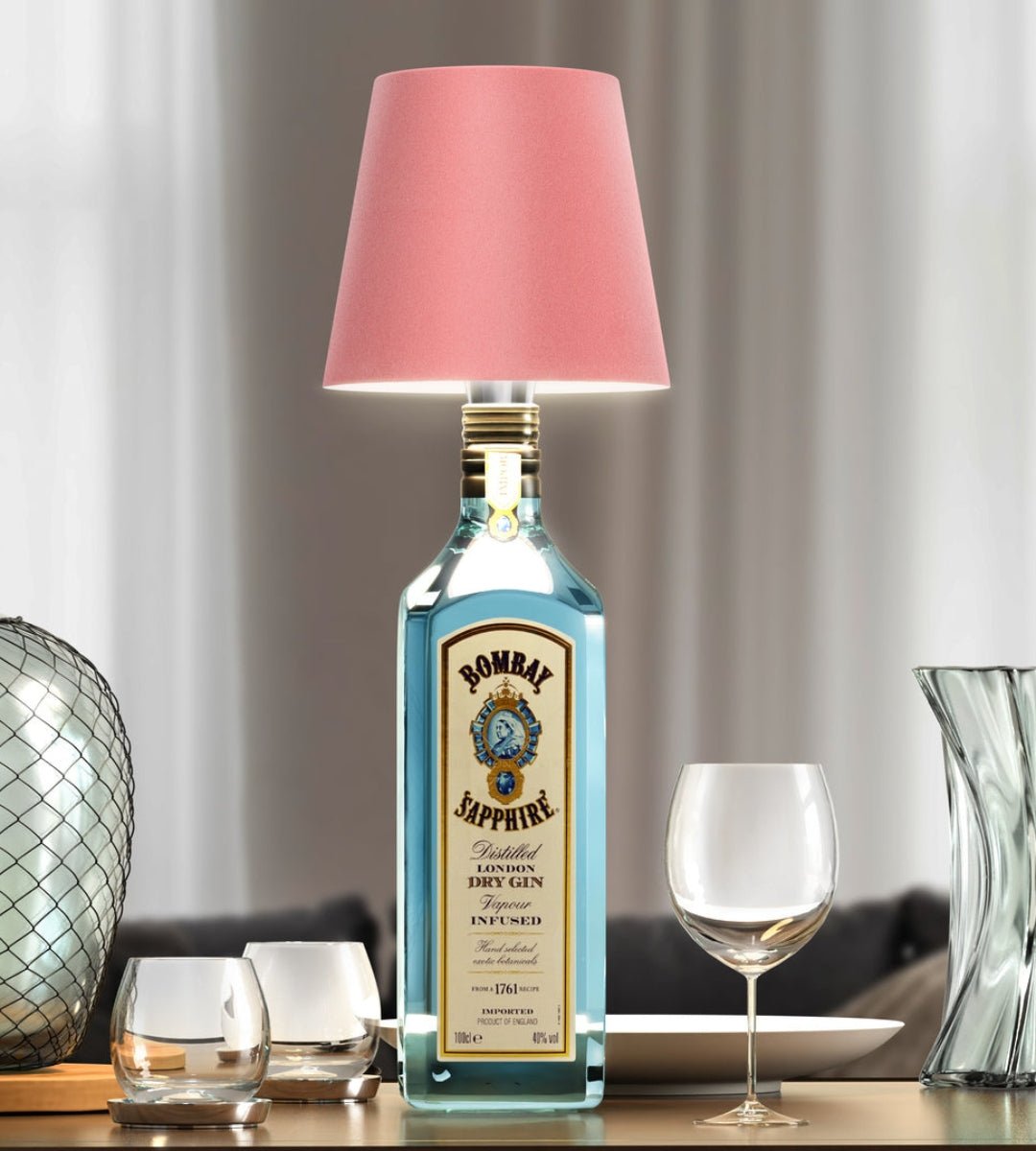 Bello Bottle Lamp | USB-C Rechargeable, Adjustable Warm Light