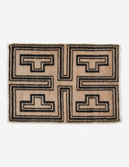 Senna Geometric Wool Rug | Hand-Knotted, Durable Design