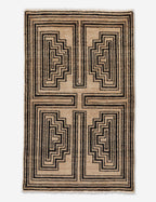 Senna Geometric Wool Rug | Hand-Knotted, Durable Design