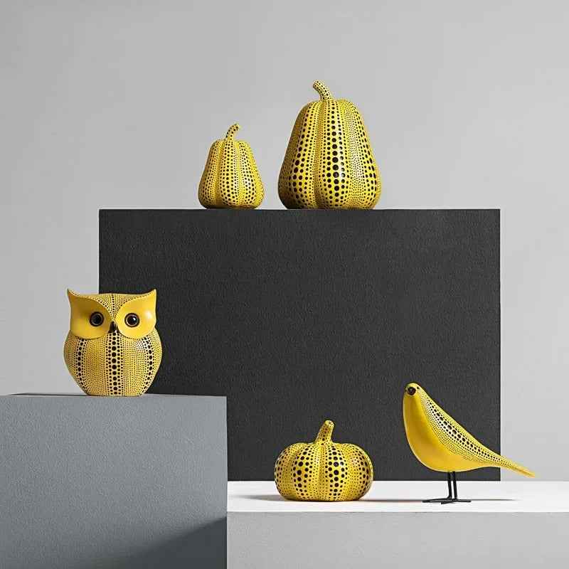Miko Artistic Sculpture Collection | Hand-Painted with Iconic Dot Design