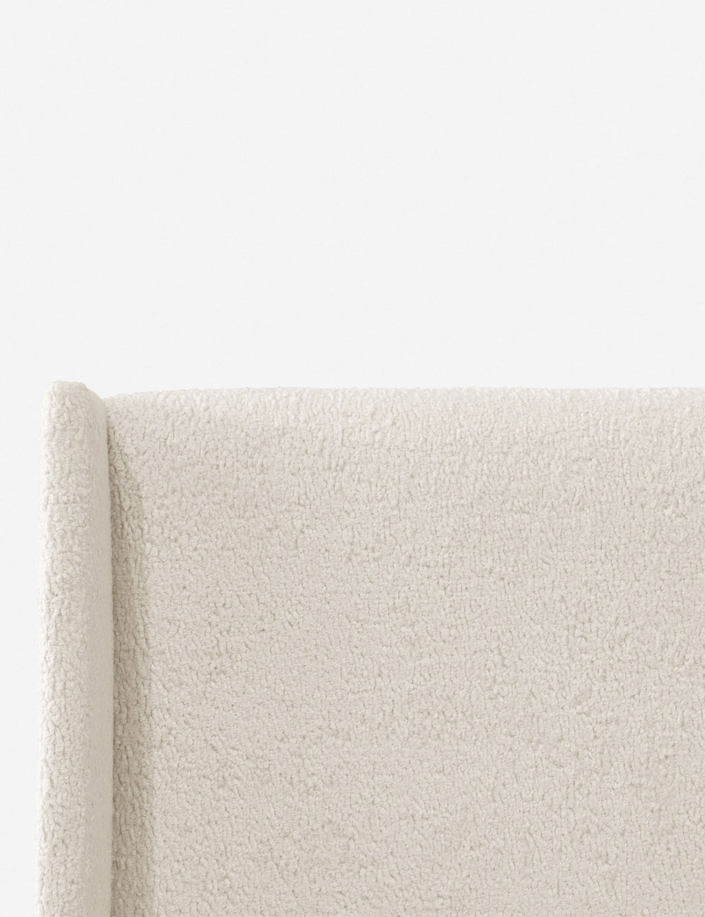Adara Upholstered Bed | Winged Headboard, Crisp Sophistication