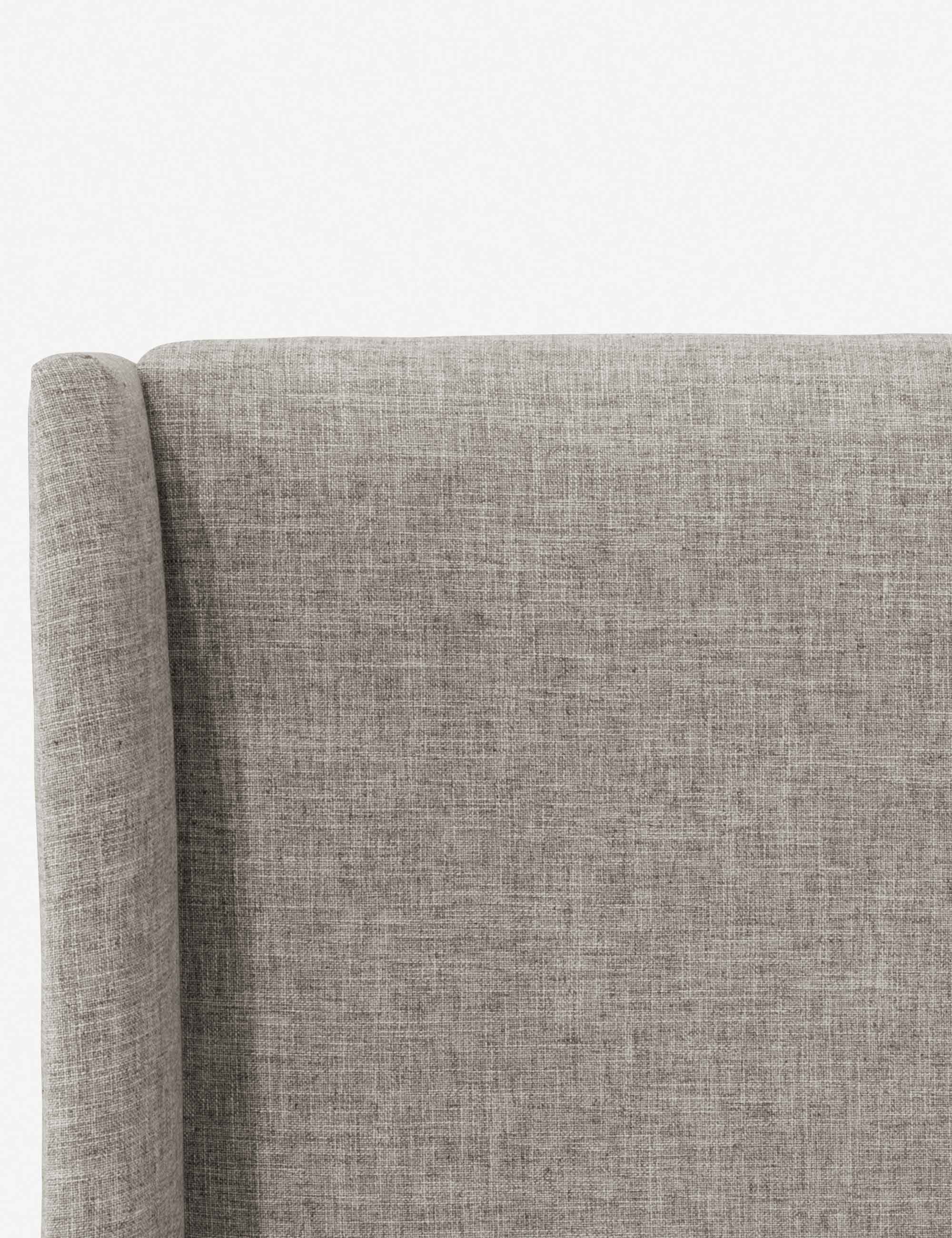 Adara Upholstered Bed | Winged Headboard, Crisp Sophistication